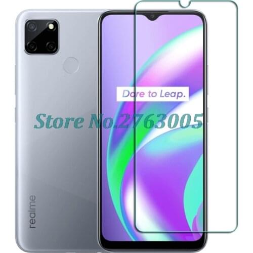 Tempered Glass For Oppo A15 Realme C12 6.52" Protective Film Screen Protector Phone Cover