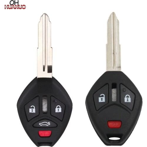 3 Buttons 4 Buttons Remote Key Shell Case for Mitsubishi Lancer Outlander Endeavor Galant