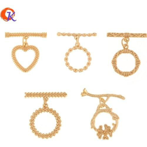 Cordial Design 30Pcs Jewelry Accessories/DIY Making/Connectors/OT Clasps/Genuine Gold Plating/Hand Made/Bracelet Findings