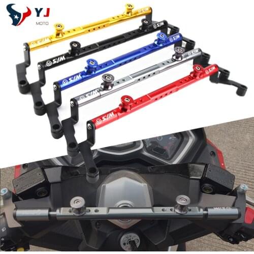 Motorcycle aluminum Mutifunctional balance bar Mobile phone stand cross bar lever for SYM joymax z300 GTS300i CRUISYM 300 Z300