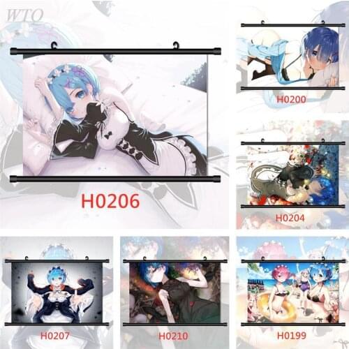 Anime Posters Re Zero Kara Hajimeru Isekai HD Print Wall Poster Canvas Painting Wall Decor Poster Wall Art Picture Home Decor