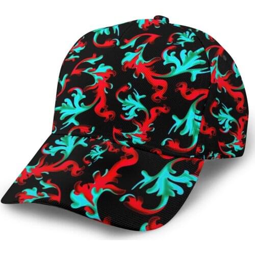 CINESSD Colorful Baroque Baseball Cap Fashion Men Hat Cap Summer Dad Hat Male Sports Hat