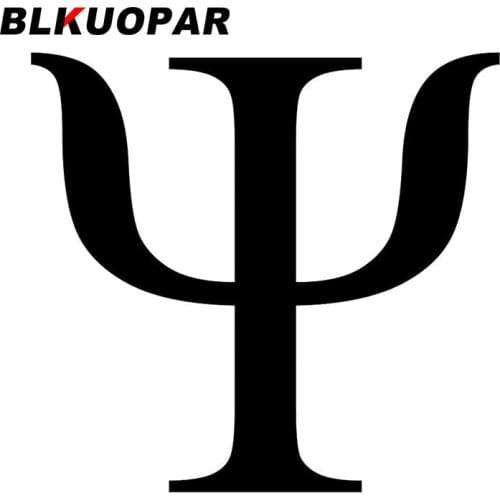 BLKUOPAR for Psi Car Stickers Vinyl Waterproof Graffiti Decals Car Accessories Sunscreen Scratch-Proof Anime Vehicle Decor