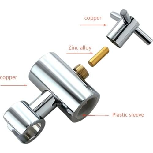 Shower Head Holder Slider Bar Bracket Adjustable Zinc Plated 19/24 mm Stainless Steel Replacement High Toughness