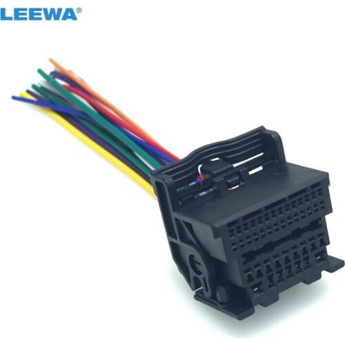 FEELDO 1PC Car Stereo Audio Wiring Harness Adapter For Chevrolet Cruze Malibu Aveo ISO Radio CD/DVD Installation Cable