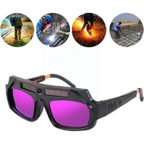 Photoelectric Welding Glasses Solar Automatic Dimming Argon Goggles Glasses Welding Arc Glasses Welder Welding Anti-reflect Y8J3