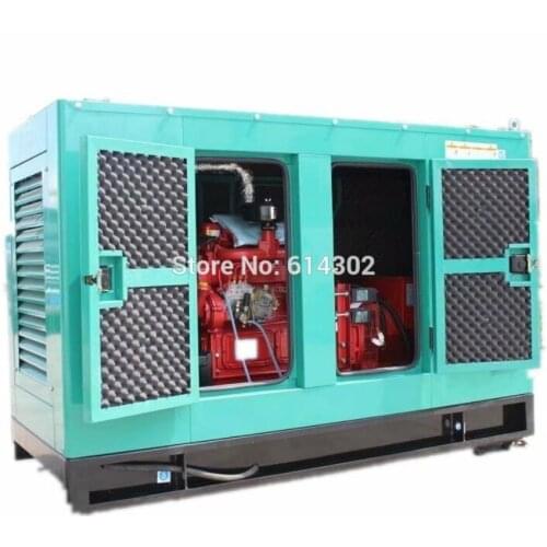 China supplier silent type 75kw diesel generator/soundproof diesel genset power with 100% copper brush alternator with CE
