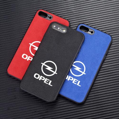 Iphone 11pro Max 6 7 8 Plus X XR XS Soft fur Phone Case For opel astra j corsa d astra astra k vectra bvectra b insignia vivaro