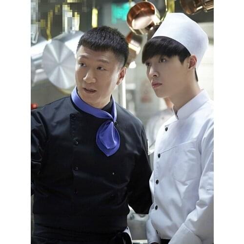 2019New High Quality Chef Uniforms Clothing Short Sleeve Men Food Services Cooking Clothes 4-color Big Size Uniform Chef Jackets