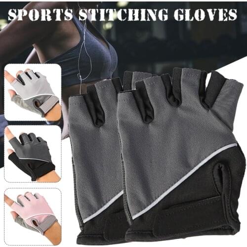 Hot Half Finger Gloves Outdoor Sports Protective for Men and Women fitness Weightlifting Cycling Riding NOV99