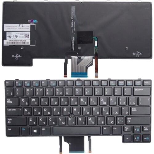 RU New FOR Dell E6430U E6330 6530U 6430u-100TB Backlight black Laptop Keyboard Russian