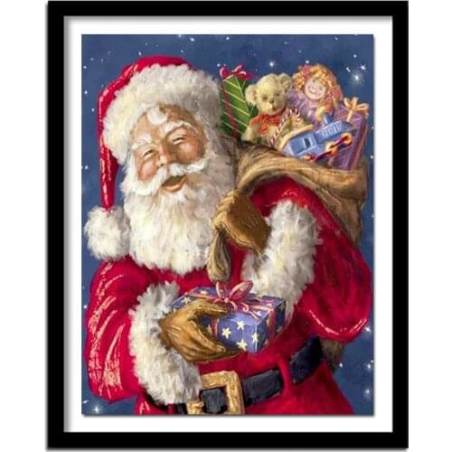 Nabi Santa Claus and baby DIY Diamond Painting Cross Stitch 5D Diamond Needlework Embroidery Art Christmas Decoration