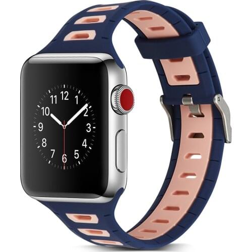 HIGH Quality Genuine Leather Black Brown Watchband Silica For Apple Watch Mens Wrist Watch Buckle Strap Belt 20mm/22mm