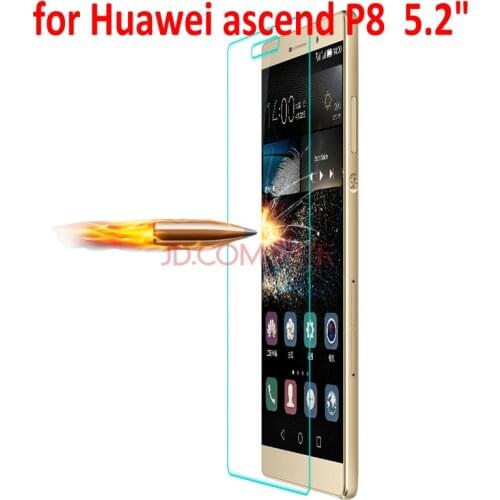 Explosion-proof Tempered Glass Screen Protector for Huawei ascend P8 GRA-UL10 Glass Protective Film for Huawei ascend P8 5.2"