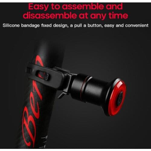 2021 Smart Bicycle Rear Light Auto Start/Stop Brake Sensing IPx6 Waterproof USB Charge Cycling Tail Taillight Bike LED Light