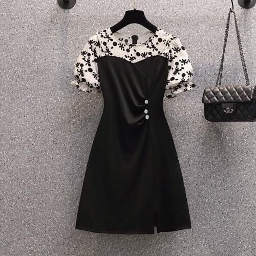 Plus Size 2020 Sunmer Leopard Patchwork casual Dress 4XL Office Dress Sport Fashion Casual Loose Cloth Women Oversized Dress