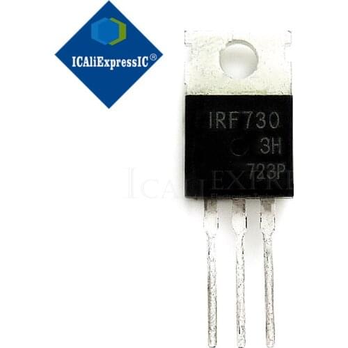 10PCS IRF730 MOSFET N-Chan 400V 5.5 Amp TO-220 new original In Stock