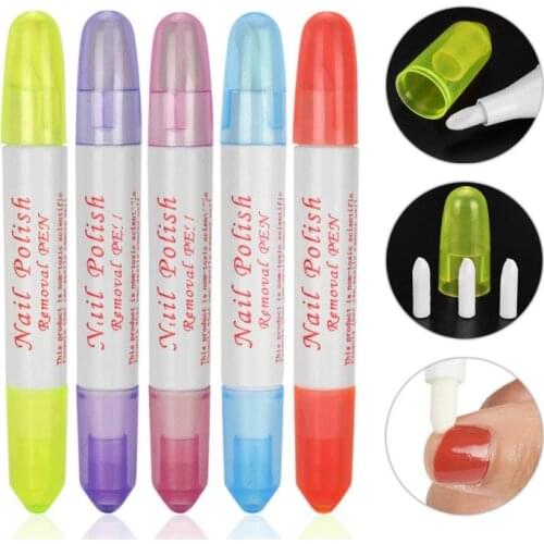 5pcs/lot Nail Art Corrector Pen Polish Remover Pen Varnish Correction Mistake And Tips Nail Polish Remover TSM2