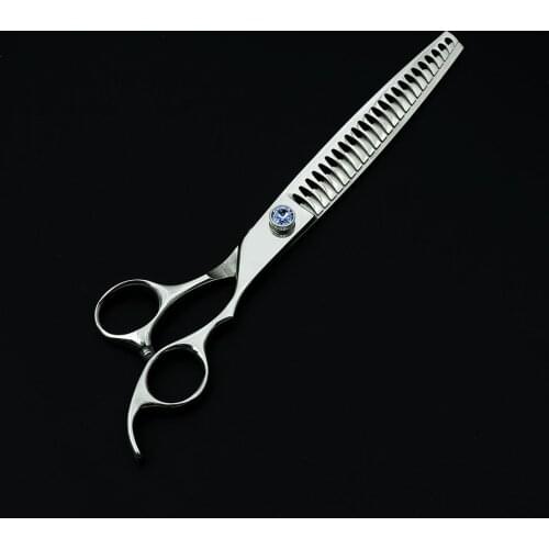 8 Inch Professional Barber Cutting Thinning Scissors Styling Tool Hairdressing Shears sliver 440C Stainless Steel Salon Hot Sale