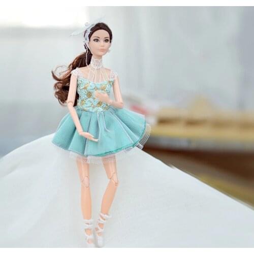 Bjd 1/6 11 Joints Ballet Princess Doll Manny 30 Cm Dress Up Doll set with Ballet Shoes Clothes Girls Toy