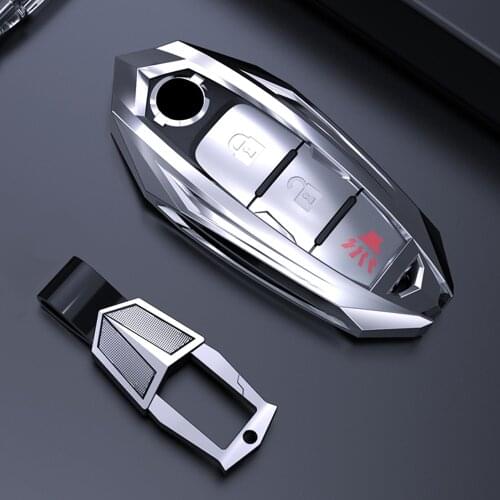 Hot Sale Car Key Case For Nissan 350Z Almera Altima Armada Qashqai Cefiro Cube Juke Livina Remote Fob Protect Cover Keychain Bag