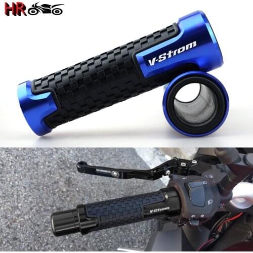 For SUZUKI DL650 DL1000 V-Strom DL 650 1000 VSTROM Flash Deals 7/8''22mm Motorcycle CNC Accessories Handle Grip Handlebar Grips