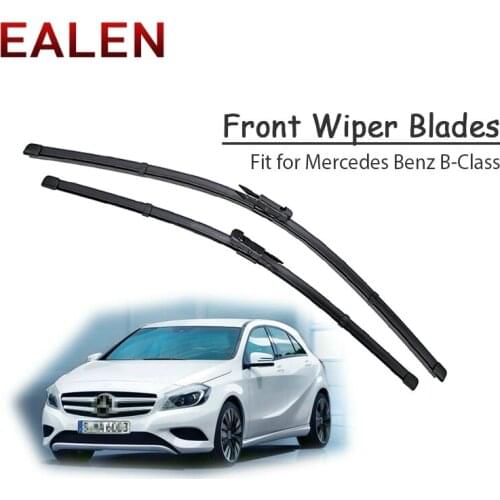 EALEN For Mercedes Benz B Class W246 W245 AMG Original replace Accessories 1Set Rubber Car Front Wiper Blade Kit