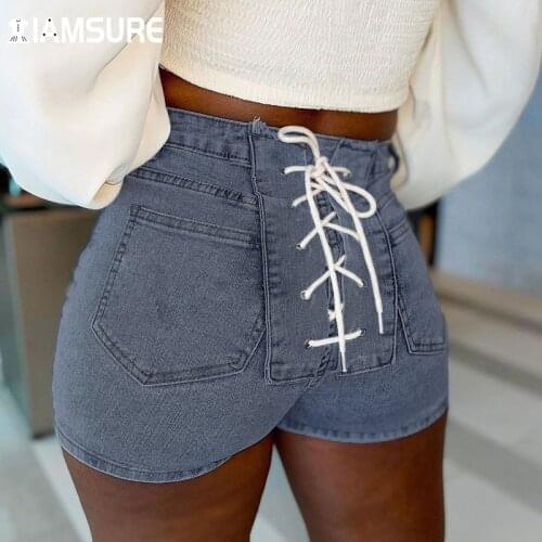 Женские джинсовые шорты IAMSURE China At AliExpress