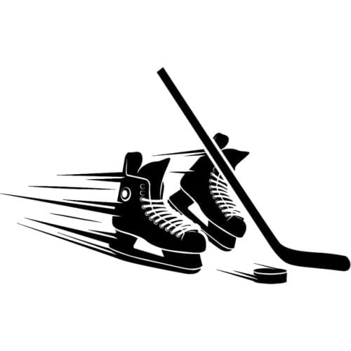 Cool Car Stickers Hockey Shoe Stickers Fashion Motorcycle Auto Parts Pvc Body Bumper Decoration High Quality Sunscreen Decals