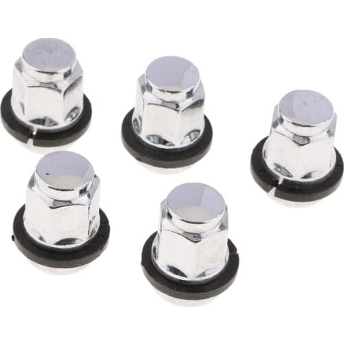 12x1.5 mm Chromed Wheel Lug Nut Covers Caps 90304SA0981 for HONDA Accord