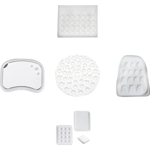Dental lab material Ceramic Palette mixing plate stain powder mixing tool