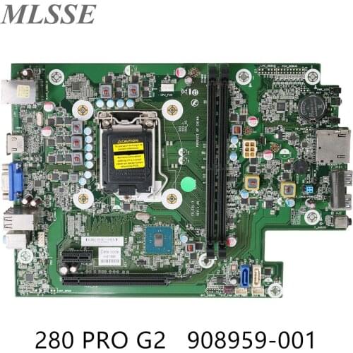 For HP 280 PRO G2 SFF Desktop Motherboard 908959-001 908959-601 901279-001-M H110 DDR4 LGA1151 100% Tested Fast Ship