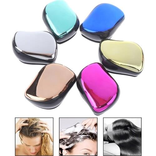 Cute Mini Massager Comb Detangle Comb Detangling Hair Brush Professional Salon Comb For Smoothing Hair No Tangle