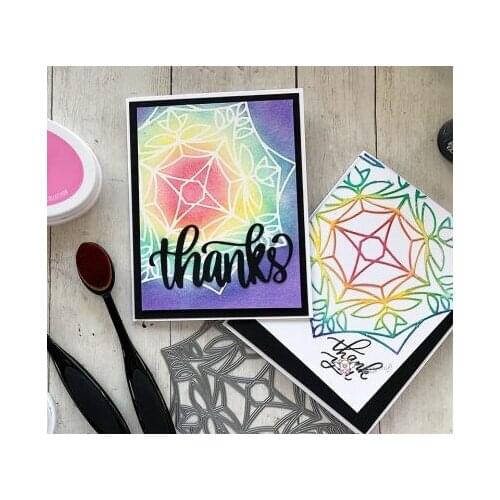 Mmao Crafts Metal Steel Cutting Dies New Irregular flower frame Stencil For DIY Scrapbooking Paper/photo Cards Embossing Dies