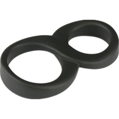 New Double Penis Rings Silicone Delay Erection Cockring for Men Adult Sexy Cock Rings Chastity Cockcage Sex toys