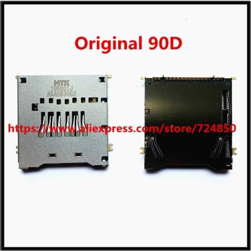 NEW SD Memory Card Slot Holder For CANON FOR EOS 90D SLR Digital Camera Repair Part