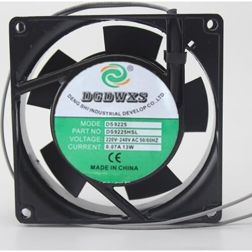 Original new DS9225HSL 220V-240V 9025 0.07A 13W cooling fan