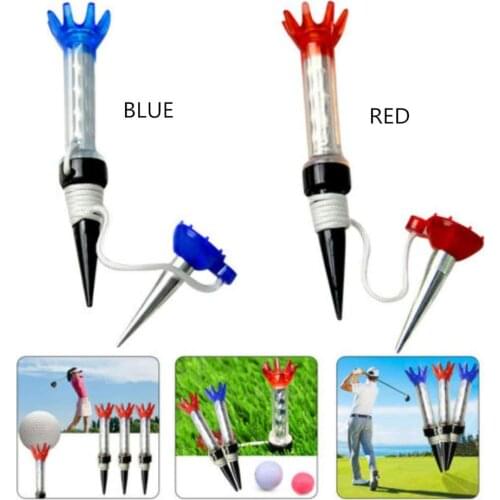 Golf Tee Plastic Step Down Golf Ball Tees Magnetic Holder Local Ret 80mm Training Composite Practice Tees
