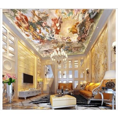 Custom photo wallpapers 3d ceiling wallpaper murals European angel of Greek mythology Mary zenith mural wall papers decoration
