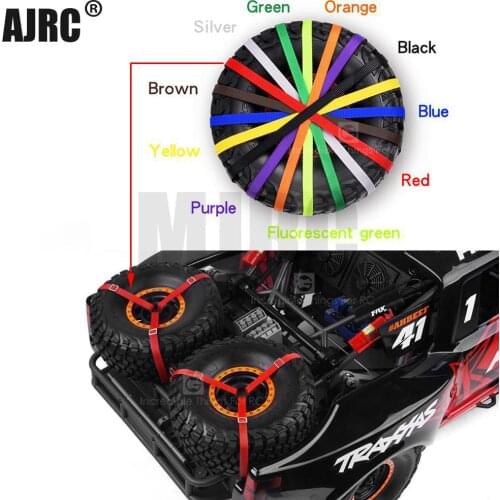 MJRC 1/7 TRAXXAS 85076-4 UNLIMITED DESERT RACER spare tire strap UDR RR10 90050 LOSI Baja Rey tire rope