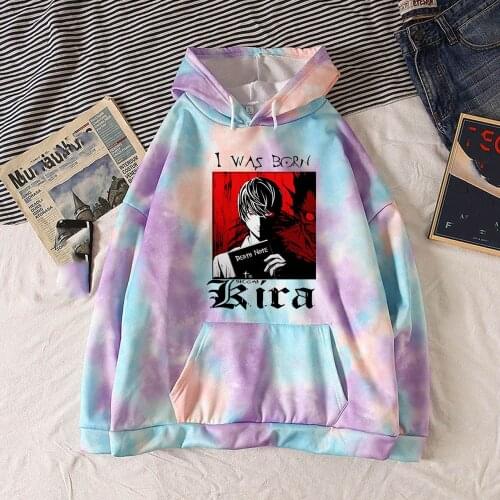 Women/Men Death Note Shinigami Funny Long Sleeve Hooded Sweatshirt Men Hoodies