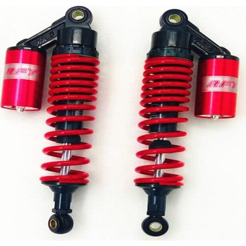 Universal 350mm 8mm spring Motorcycle Shock Absorbers for Suzuki Honda CB750 F2N Yamaha VMAX KAWASAKI Z900 ATV Quad black red