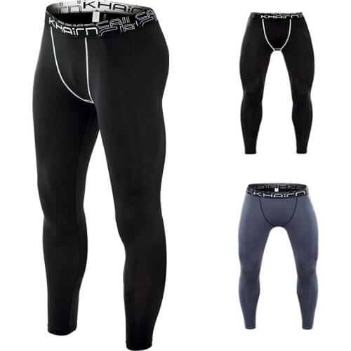 Winter Warm Thermal Leggings Compression Tights Men Gym Fitness Training Sport Leggings Running Pants