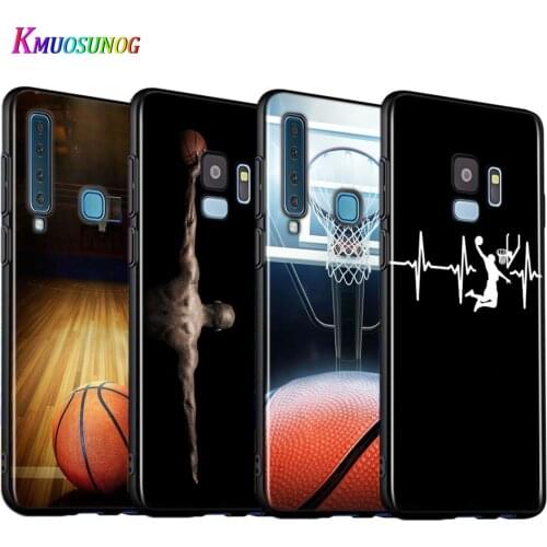 Basketball Never Stops Silicone Cover For Samsung Galaxy A9 A8 A7 A6 A6S A8S Plus A5 A3 Star 2018 2017 2016 Phone Case