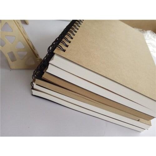 12x18cm Kraft Paper Notepad Office Supplies High Quality Creative Sketchbook Graffiti Notepads Blank Notebook 50PCS/LOT