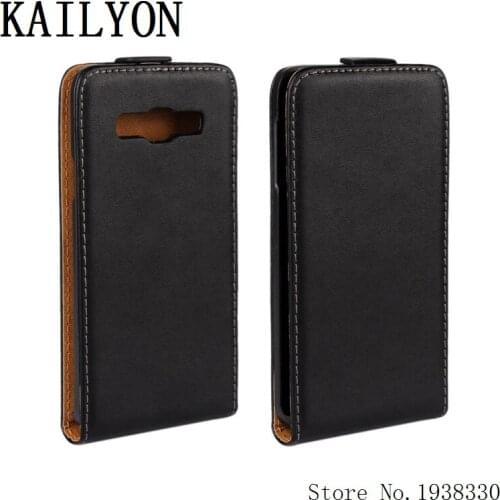 KAILYON For Samsung Galaxy A3 Flip Case Luxury Genuine Leather For Samsung Galaxy A3 A300F A3000 SM-A300F Flip Cover Cell Phone