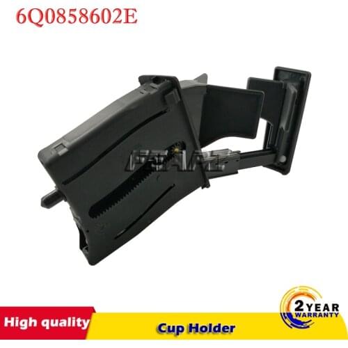 Black Cup Holder Dashboard Cup Holder For VW POLO 9N 2002-2010 6Q0858602E 6Q0 858 602 E 6Q0858602G 6Q0858602B
