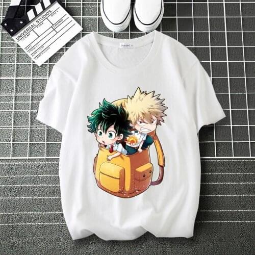 My Hero Academia Kirishima Eijiro Design Print personalise T-Shirt O-Neck Short Sleeve Modal Unisex T shirt