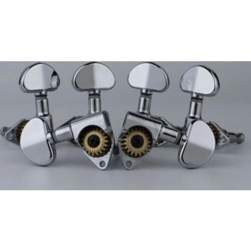 Chrome 3R3L Guitar Machine Heads tuners Open Gear JO-03