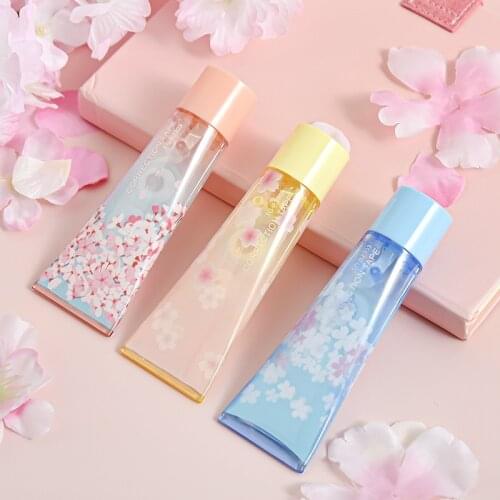 Romantic Cherry Blossom Flowers White Out Correction Tape Corrector Gift Stamp Stationery Student Prize School Office Supply 6M
